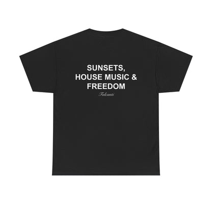 "Sunsets, House Music & Good Taste" Tee